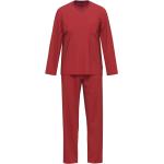 Rote Bio Pyjamas lang für Herren Übergrößen 