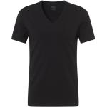 Schwarze Kurzärmelige Ammann V-Ausschnitt Kurzarm-Unterhemden für Herren 