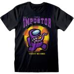 Among Us - Purple Impostor T-Shirt Black