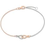 Silberne Amor Infinity Armbänder & Unendlich Armbänder aus Silber für Damen 1-teilig 