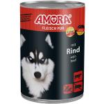AMORA Dog Fleisch Pur Rind | 6x 400g