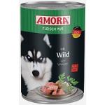 AMORA Dog Nassfutter Fleisch Pur Wild | 6x 400g