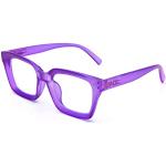 Violette Quadratische Brillenfassungen für Damen 