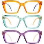 Violette Quadratische Brillenfassungen für Damen 