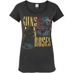 Graue AMPLIFIED Guns N' Roses Damenbandshirts Größe XL 