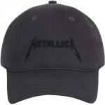 Blaue Bestickte AMPLIFIED Metallica Snapback-Caps mit Schnalle für Damen Einheitsgröße 