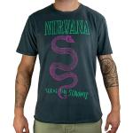 Schwarze AMPLIFIED Nirvana Herrenbandshirts Größe XL 