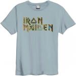 Kurzärmelige AMPLIFIED Iron Maiden Herrenbandshirts aus Baumwolle Größe XS 