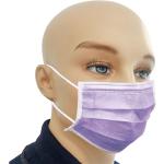 Lila AMPri Mundschutzmasken & OP-Masken Einweg 50-teilig 
