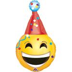 Amscan Emoji Folienballons zum Karneval / Fasching 