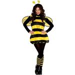 amscan 841875-55 Damenkostüm Süße Biene, schwarz/g