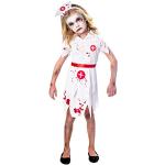 Weiße Amscan Zombiekrankenschwester-Kostüme für Kinder 