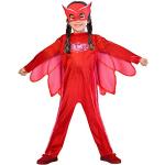 Reduzierte Rote Amscan PJ Masks – Pyjamahelden Eulette Faschingskostüme & Karnevalskostüme aus Polyester für Kinder 