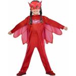 Rote Amscan PJ Masks – Pyjamahelden Eulette Faschingskostüme & Karnevalskostüme aus Polyester für Kinder 