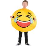 amscan 9903634 Inflatable Smiley Kinderkostüm, Meh