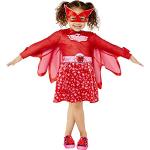 Rote Amscan PJ Masks – Pyjamahelden Eulette Faschingskostüme & Karnevalskostüme für Kinder 