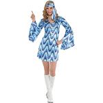 Reduzierte Blaue Amscan Hippie-Kostüme & 60er Jahre Kostüme für Damen Größe M 
