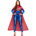 Reduzierte Blaue Amscan Supergirl Ganzkörperkostüme für Damen Größe M 