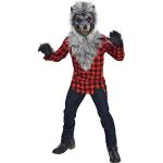 Schwarze Amscan Werwolf-Kostüme aus Latex für Kinder 