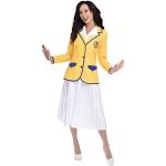 Reduzierte Gelbe Amscan 50er Jahre Kostüme für Damen Größe M 