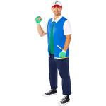(PKT) (9908895) Adult Mens Pokemon Ash Costume (Standard)