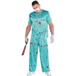 Reduzierte Grüne Amscan V-Ausschnitt Zombiearzt-Kostüme für Herren Größe M 