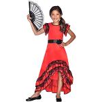 Amscan Spanierin-Kostüme aus Spitze für Kinder Größe 122 
