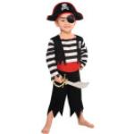 Schwarze Amscan Piratenkostüme für Kinder 