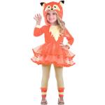 Orange Amscan Fuchs-Kostüme für Kinder 