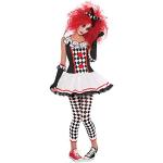 Schwarze Amscan Clown-Kostüme & Harlekin-Kostüme für Kinder 