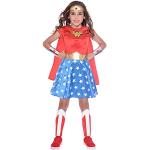 Rote Amscan Wonder Woman Superheld-Kostüme für Kinder 