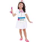 Weiße Amscan Krankenschwester-Kostüme für Kinder Größe 110 