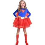 Rote Langärmelige Amscan Supergirl Superheld-Kostüme aus Polyester für Kinder 