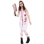 Weiße Amscan Zombiekrankenschwester-Kostüme für Damen 