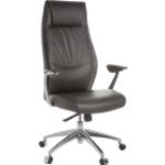 Braune Amstyle Design Ergonomische Bürostühle & orthopädische Bürostühle  aus Leder mit Armlehne Breite 0-50cm, Höhe 0-50cm, Tiefe 0-50cm 
