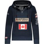 Reduzierte Dunkelblaue Annapurna Damensweatshirts mit Kapuze Größe M 