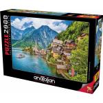 Anatolian 3959 puzzle 2000 pcs. Next to Lake Hallstatt (2000 Teile)