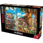 Anatolian 3960 puzzle 2000 pcs. An ordinary day in Paris (2000 Teile)