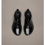 Schwarze Business Ami Paris Runde Nachhaltige Low Sneaker aus Kalbsleder für Herren Größe 38 