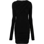 Reduzierte Schwarze Kurzärmelige Mini Minikleider & kurze Kleider für Damen Größe XS 