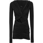 Reduzierte Schwarze Mini Schulterfreie Minikleider & kurze Kleider für Damen Größe S 