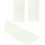 Weiße andas Rechteckige Bettumrandungen aus Polyester 3-teilig 