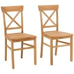 Reduzierte Skandinavische andas Esszimmerstühle & Küchenstühle geölt aus Massivholz Breite 0-50cm, Höhe 50-100cm, Tiefe 0-50cm 6-teilig 