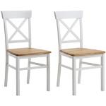 Reduzierte Weiße Skandinavische andas Esszimmerstühle & Küchenstühle aus Massivholz Breite 0-50cm, Höhe 50-100cm, Tiefe 0-50cm 6-teilig 