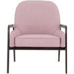 Reduzierte Rosa Unifarbene andas Nachhaltige Lounge Sessel aus Eiche Breite 50-100cm, Höhe 50-100cm, Tiefe 50-100cm 