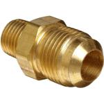 Anderson Metals 54048-1212 Brass Tube Fitting, Half-Union, 3/4" Flare x 3/4" Male Pipe