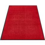 Rote Unifarbene Andiamo Rechteckige Schmutzfangmatten & Fußabtreter aus Polyamid schmutzabweisend 