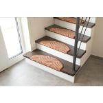 Reduzierte Braune Andiamo Stufenmatten & Stufenteppiche 15-teilig 