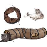 Reduzierte Braune Spieltunnel & Rascheltunnel für Katzen aus Gummi 