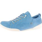 Blaue Andrea Conti Low Sneaker aus Leder für Damen Größe 37 